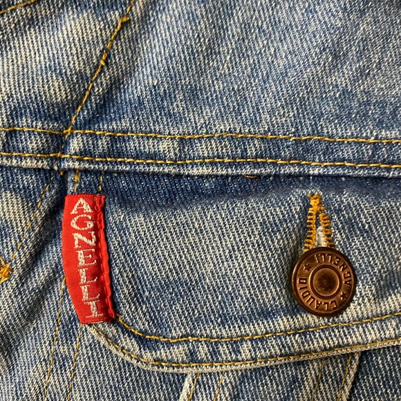Vintage Claudio Agnelli Denim Vest Size Medium - Picture 5 of 6
